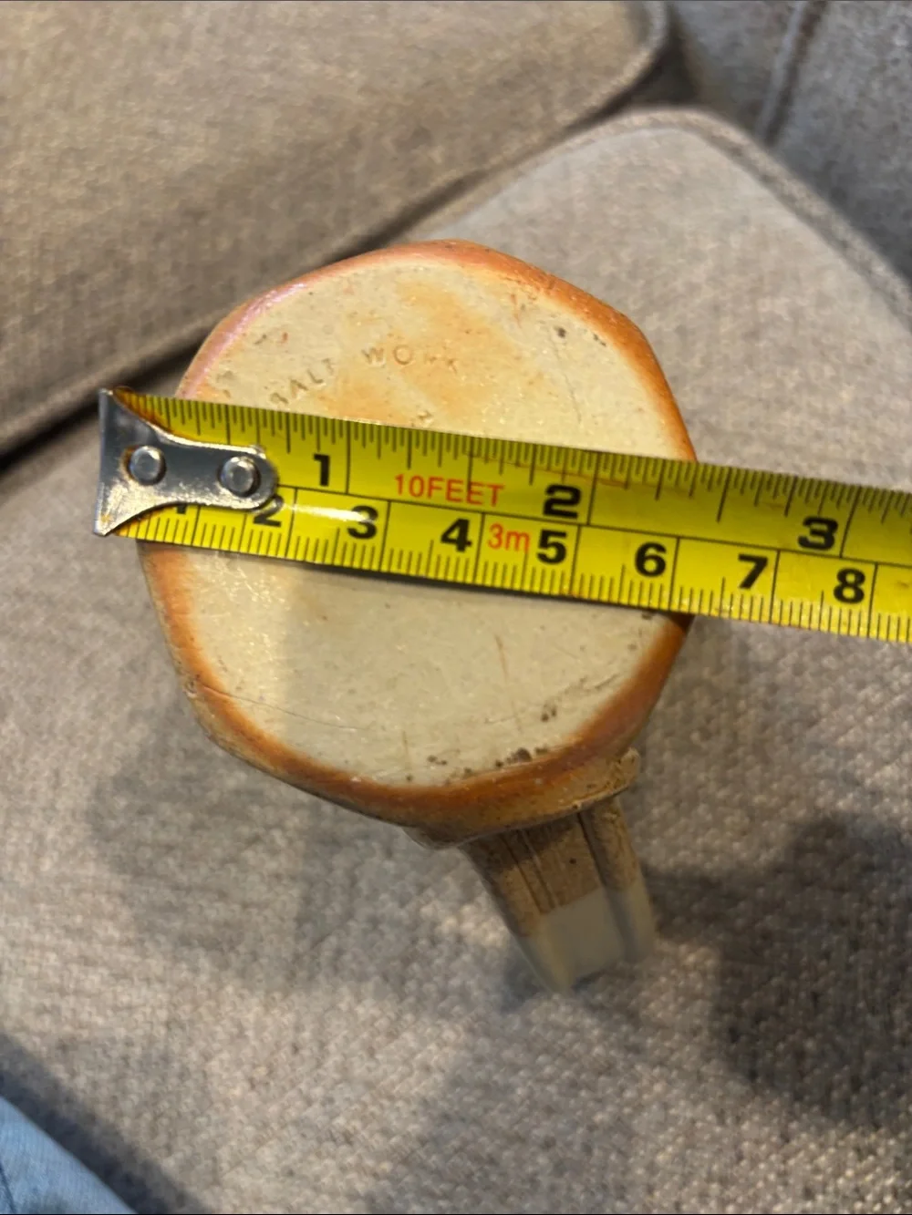 N/A beige stoneware